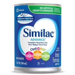 Similac Advance Infant Formula Unflavored 13 oz. Can Concentrate Iron (746698_EA)