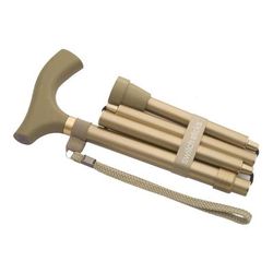 Switch Sticks Folding Cane Aluminum 32 to 37 Inch Height Gold (1049986_EA)