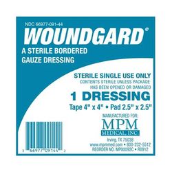 WoundGard Island Dressing 4 X 4 Inch Square Sterile (855363_BG)