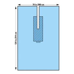 Surgical Drape U-Drape 80 W X 124 L Inch Sterile (440680_CS)