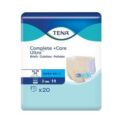 TENA Complete + Care Ultra Unisex Adult Incontinence Brief X-Large Disposable Moderate Absorbency (1243826_CS)