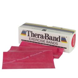 TheraBand Exercise Resistance Band Red 5 Inch X 6 Yard Medium Resistance (341346_EA)