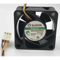New SUNON 4CM KDE2404PKVX DC24V 1.5W 4020 40*40*20MM magnetic suspension super quiet cooling fan