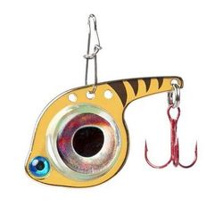 Fish Daddy Dirty Bomb Minnow Gold Blade Bait - Blinking Gold