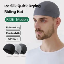 Riding Hat Helmet Lining Breathable Sweat Wicking Cycling Sports Running Hat Comfortable Outdoor Hiking Cap Quick Dry Cap