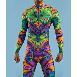 Costume di Carnevale Tuta Intera Costumi zentai con motivi Costume Cosplay Body Stampa Costume Sexy Halloween Per uomo Per donna Ragazzi Costume per Feste Performance Mascherata Bambini Adulti