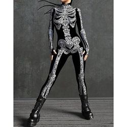 Costume di Carnevale Tuta Intera Costumi zentai con motivi Costume Cosplay Body Stampa Costume Sexy Halloween Per uomo Per donna Ragazzi Costume per Feste Performance Mascherata Bambini Adulti