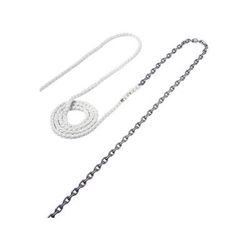 Maxwell Anchor Rode - 15ft-1/4in Chain to 150ft-1/2in Nylon Brait 15ft-1/4in Chain to 150ft-1/2in Nylon Brait RODE38