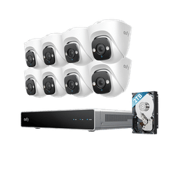 eufy PoE NVR Security System E41 – 8× 4K Turret Cameras