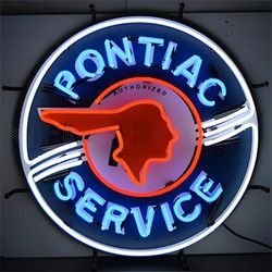 Neonetics Pontiac Service 24-Inch Neon Sign