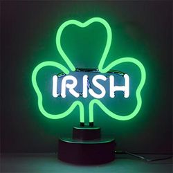 Neonetics Irish Shamrock Neon Sculpture