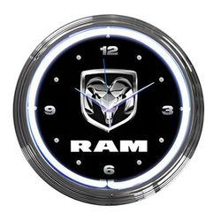Neonetics 15-Inch Ram Neon Clock