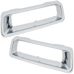 JC Whitney Bumper Trim Chrome, 1-year unlimited-mileage warranty SET-GH76350057