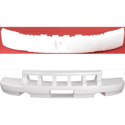 Replacement Bumper Absorber, Front & Rear, 1-year unlimited-mileage warranty SET-S011706