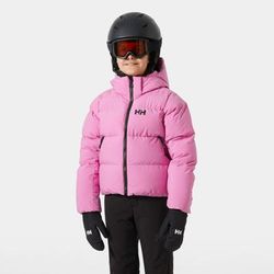 Helly Hansen Juniors' Nora Short Puffy Ski Jacket Pink 158/13