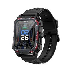 LOKMAT OCEAN MAX Orologio intelligente 1.96 pollice Orologio da Corsa Fitness Smartwatch Bluetooth Contapassi Promemoria chiamata Localizzatore di attività Compatibile con Android iOS Da donna Da uomo