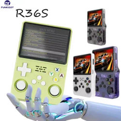 R36S Handheld Game Console 3.5Inch IPS Screen 64/128G Classic Retro Game Consoles Arkos System Portable Pocket Video Game Player