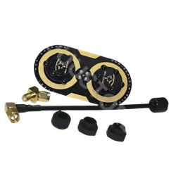 Antenna wireless in acero 11dbi 5.8GHz SMA circolare polarizzata FPV Antenna KIT Fatshark SKYZONE Monitor RC FPV Occhiali originali