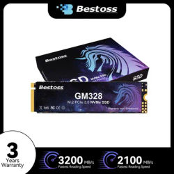 Bestoss PCIe 3.0 NVMe M.2 2280 SSD 512GB 1TB 2TB High-Performance Gaming Computer Solid State Drives for Desktop and Laptop PC