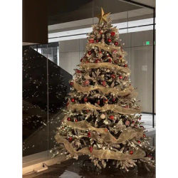 Flocon de neige en PVC chiffré 120-210cm, haut de gamme, en peluche, arbre de noël, Center commercial, décoration de noël d'hôtel