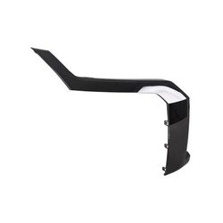 ReplaceXL Grille Trim Painted Black, Passenger Side, 1-year unlimited-mileage warranty GH07070003Q