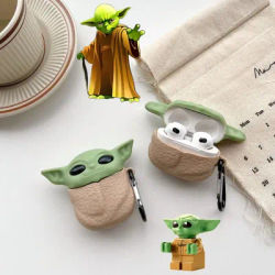 Star Wars étui pour écouteurs Apple Airpods 3 2 1 Pro Bluetooth étuis pour casque sans fil dessin animé housse de protection avec crochet