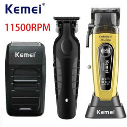 Kemei 2299 90-4 1102 11500RPM Rechargeable Hair Clippers Barber Cordless Hair Trimmer Electric Shaver Men Hair Cutting Machine