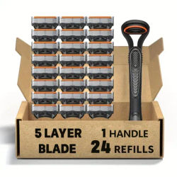 Men's Shaver 5-Layer Men's Shaver Electric Shaver Men's Facial Whisker Hair Clipper 5-Layer Blade Replacement