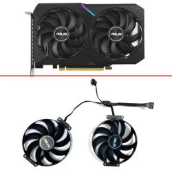 2pcs 90mm 6pin CF9010U12S RTX 3060 GPU FAN For ASUS DUAL-RTX3060-12G RTX3070 RTX3060Ti Cooling Fans Graphic Card Cooler Fan