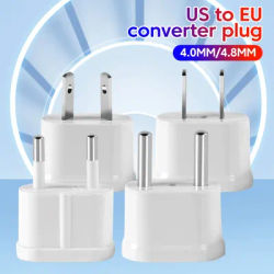 Universal Power Plug Adapter US To EU Euro Europe Plug Power Plug Converter Travel Adapter Electrical Socket EU / US / AU / UK