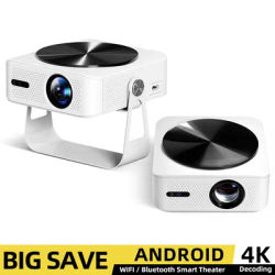 AUN A50 Android 11 Full HD 1080P Projector 4K Play Bluetooth Wi-Fi Video Theater Smart Home Cinema Portable Mini Projector
