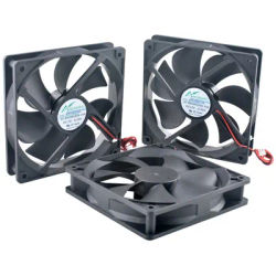120mm Axial Flow Cooling Fan 2-Pin DC5V/12V/24V Compatible with ACP12025 Power Frequency Converter for Chassis