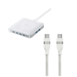 Anker Nano Charger (130W, 6 Ports) with 240W USB-C to USB-C Cable