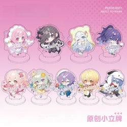 Kamishiro Rui Asahina Mafuyu Standing Anime KeyChain Akiyama Mizuki Men Key Chain for Women Cartoon Figure Acrylic Pendant Gift