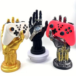 Supporto per controller di gioco con braccio meccanico Supporto per cuffie Supporto da tavolo per SONY PS5 PS4 Staffa per gamepad Airpods Max Regali per uomo
