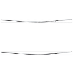 Replacement Bumper Trim Chrome, Rear, Driver & Passenger Side, 1-year unlimited-mileage warranty SET-REPH763507Q-2