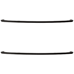 Replacement Bumper Trim Textured Black, Rear, Driver & Passenger Side, 1-year unlimited-mileage warranty SET-REPJ764906-2