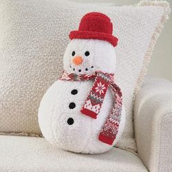 Christmas Samson Snowman Pillow - Grandin Road