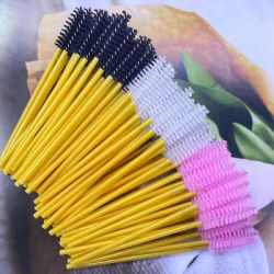 Zanse 500pcs Disposable Mascara Wands Eyelash Brush Spoolies for Eye Lash Extension, Eyebrow and Makeup Brushes Makeup Tool