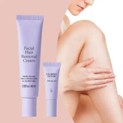 Non-irritating Facial Hair Removal Cream Nourish Smoothing Hair Inhibitor Cream Fast Hair Removal Hydration Depilatory Cream