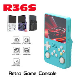 Open Source R36S Video Game Console Linux System 3.5 Inch IPS Screen Retro Handheld Portable Pocket Video Player Boy Gift 64G