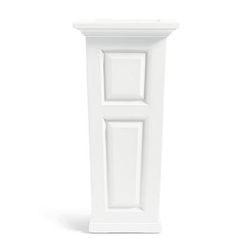 Nantucket Easy-Care Tall Tapered Planter - White - Grandin Road