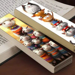 32pcs, cute little sheep bookmark, back-to-school season, Christmas, Halloween, suitable for teachers, readers, and birthdays.