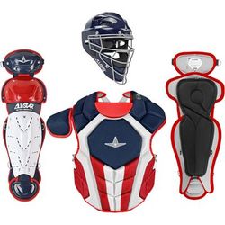 All Star Top Star NOCSAE Certified Baseball Catcher's Kit - Ages 12-16 USA