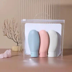 3PCS Travel Dispenser Bottle Shampoo Shower Gel Press Type Large Capacity Cosmetic Lotion Hand Soap Dispenser Bottle