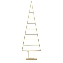 Decorazione albero in metallo oro alt.152