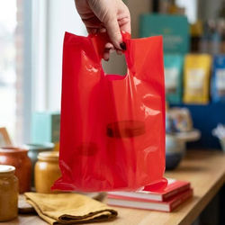Red Handle Bag 9" x 12" 100 pack H912RD1