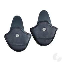 TAA 2 pièces housse de Protection Protection des oreilles casque couvertures latérales pratique casque de moto cache-oreilles détachables chauffe-oreilles oreille
