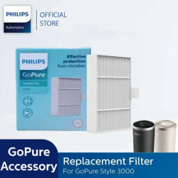 Filtre de remplacement Philips GoPure pour purificateur d'air de voiture GoPure Style série 3000 S3601 et S3602 SNF60 GAF60