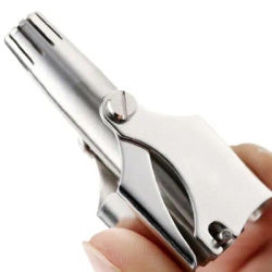Washable Nose Ear Hair Trimmer Nose Hair Trimmer Stainless Steel Manual Nose Hair Trimmer Razor Nose Hair Shaver